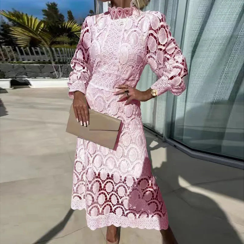 Women's Chic Midi Dress – Elegant Gala, Party & Bridesmaid Style