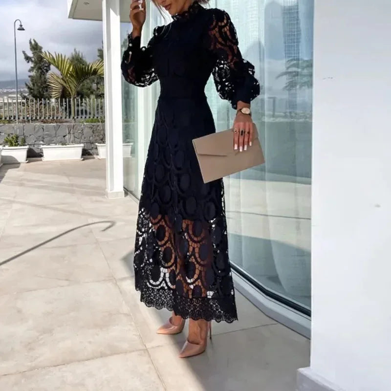Women's Chic Midi Dress – Elegant Gala, Party & Bridesmaid Style