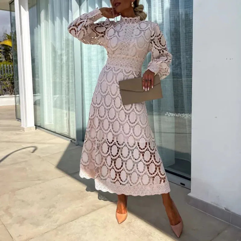 Women's Chic Midi Dress – Elegant Gala, Party & Bridesmaid Style