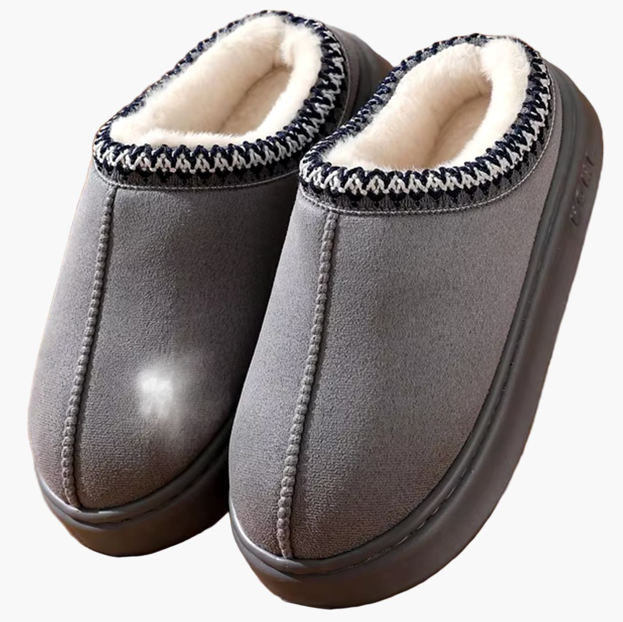 Men's Cozy Slip-On Winter Home Slippers – Plush Indoor/Outdoor Comfort