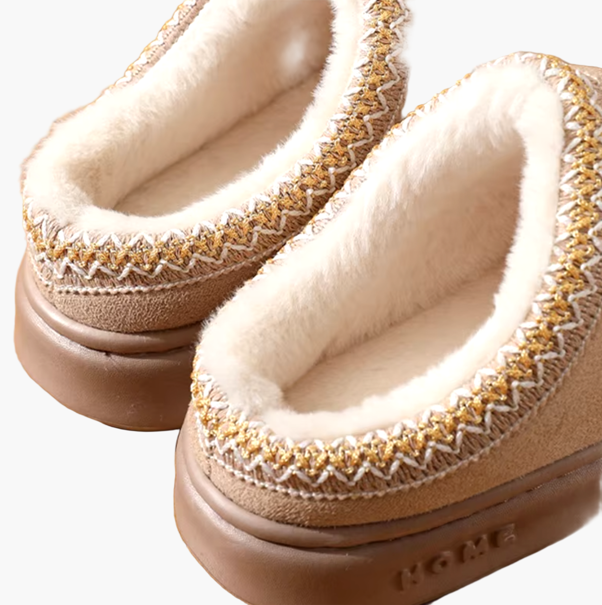 Men's Cozy Slip-On Winter Home Slippers – Plush Indoor/Outdoor Comfort