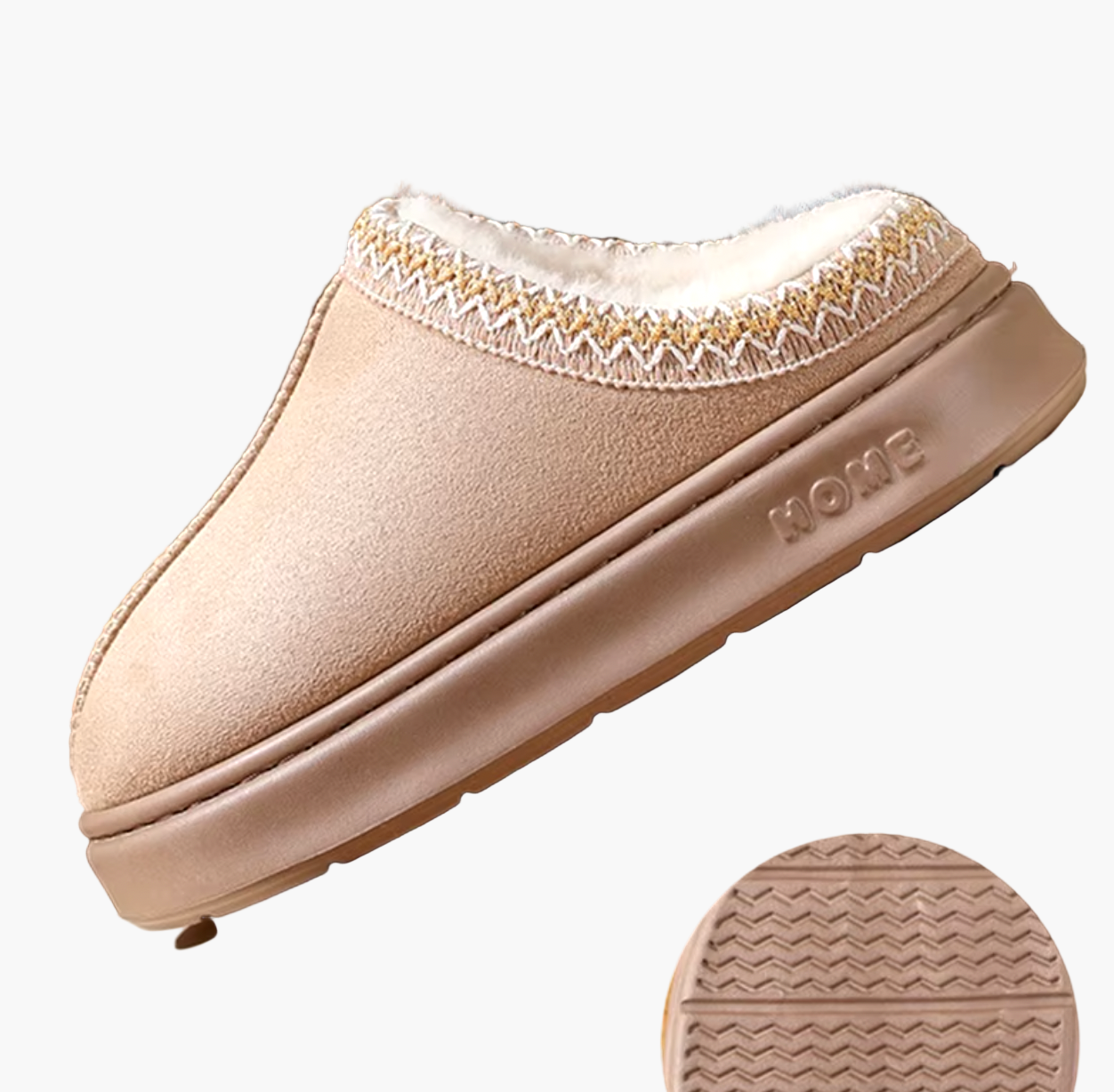 Men's Cozy Slip-On Winter Home Slippers – Plush Indoor/Outdoor Comfort
