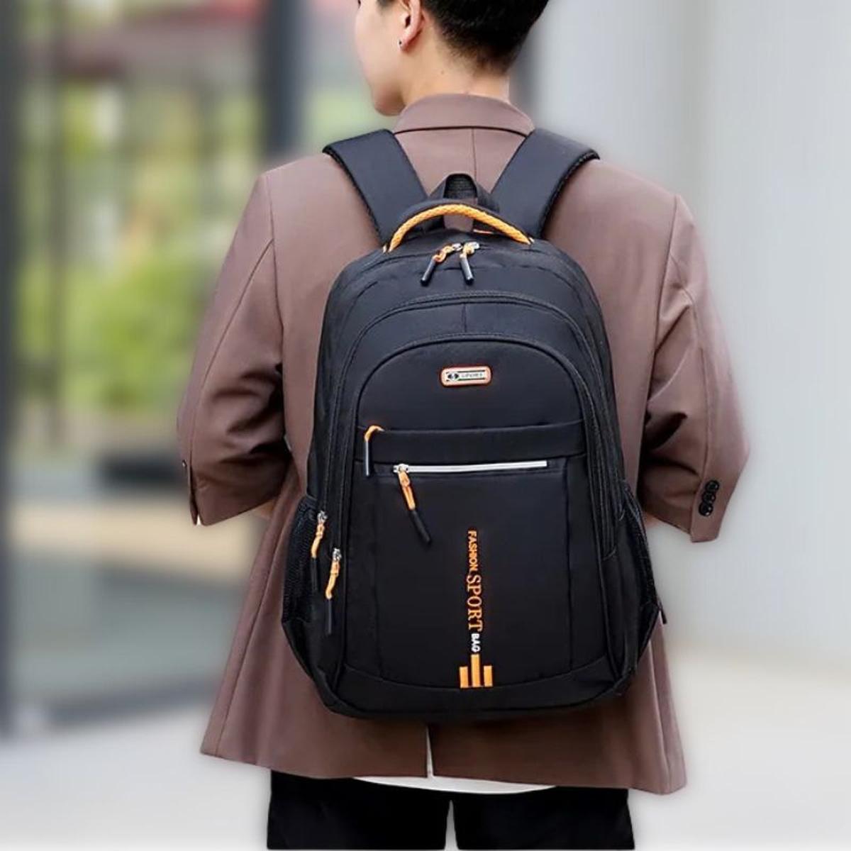 Men's Waterproof Oxford Business Backpack – Stylish Travel & School Laptop Bag