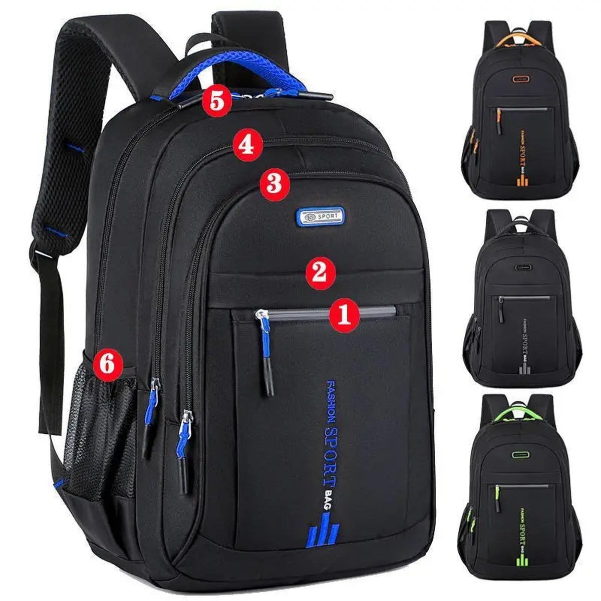 Men's Waterproof Oxford Business Backpack – Stylish Travel & School Laptop Bag