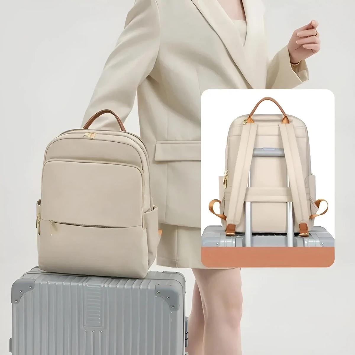 Women's Modern Business Casual Backpack for Work and Travel