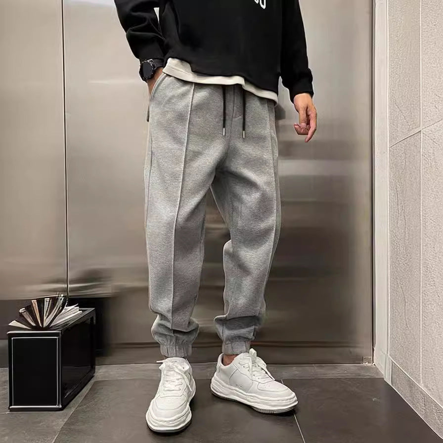 Denise – Thicken Ankle-Tied Drawstring Leisure Sweatpants