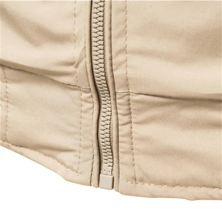 Men's Classic Bomber Jacket Sporty Style Casual Outerwear