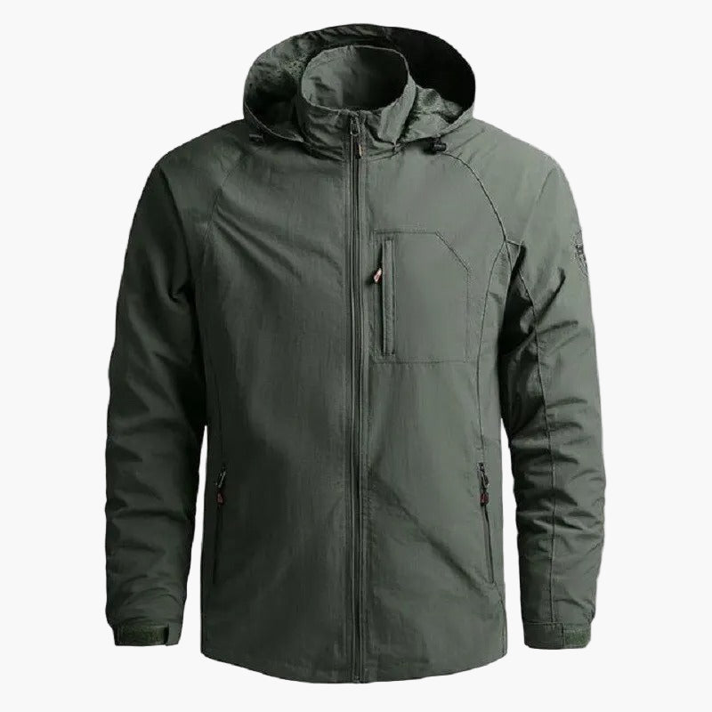 Men's Waterproof Cargo Jacket – Stylish Outdoor Casual Utility Coat