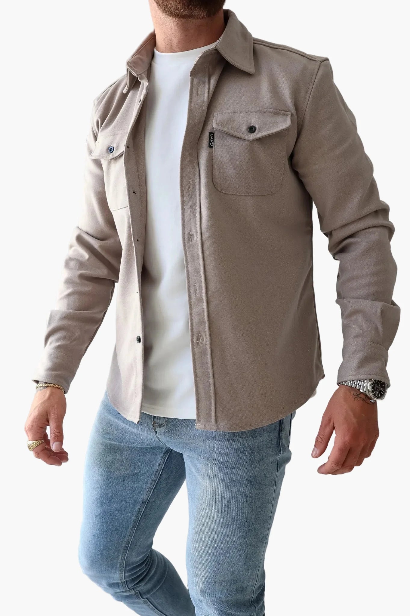 Men's Modern Shirt Jacket – Versatile Casual Style for Everyday Wear