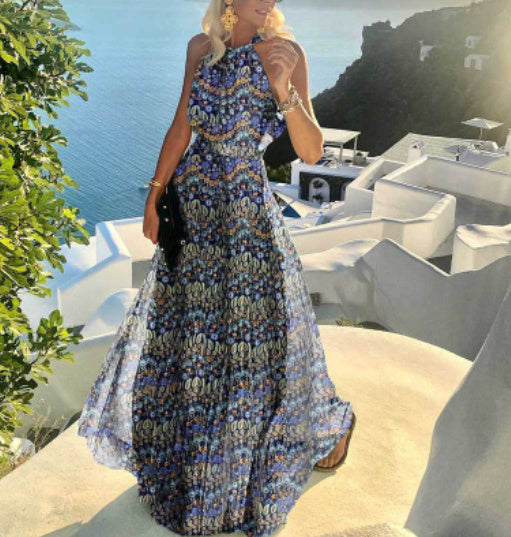 Abigail – Elegant Boho Sleeveless Maxi Dress
