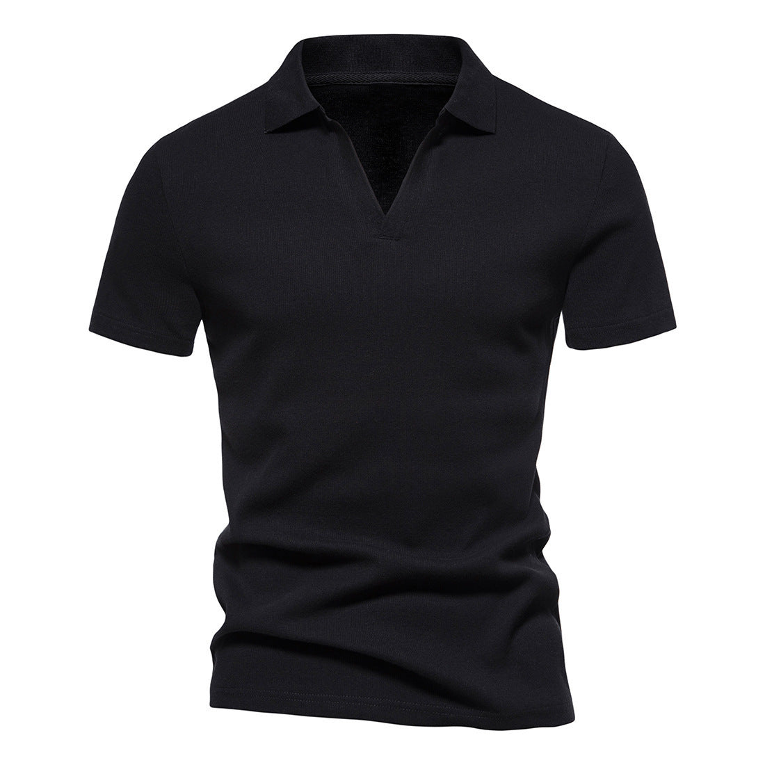 Benjamin – Short-sleeved Henley Shirt for Men