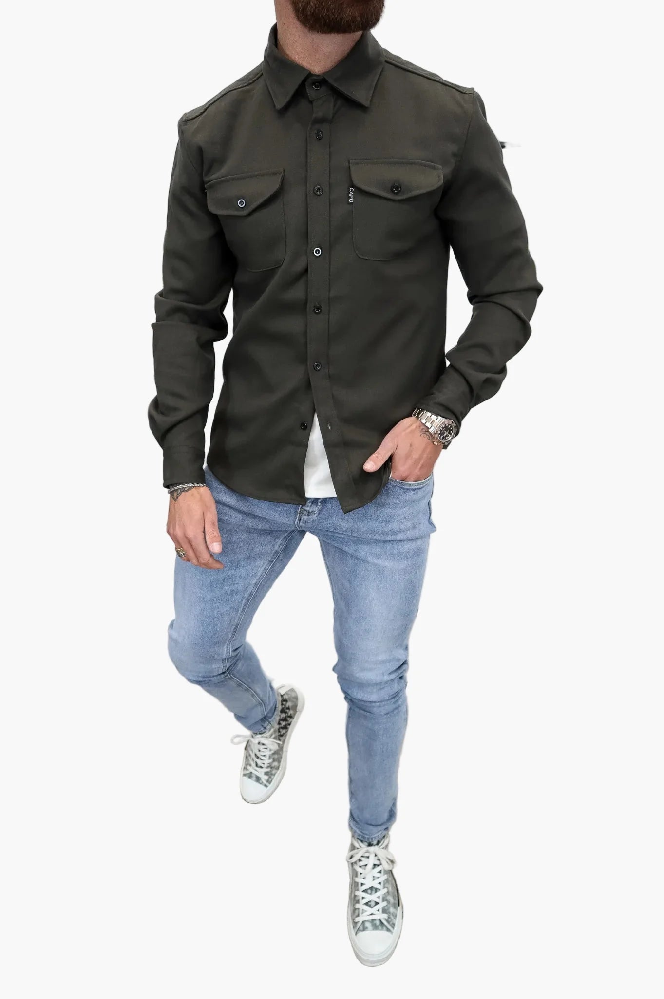 Men's Modern Shirt Jacket – Versatile Casual Style for Everyday Wear