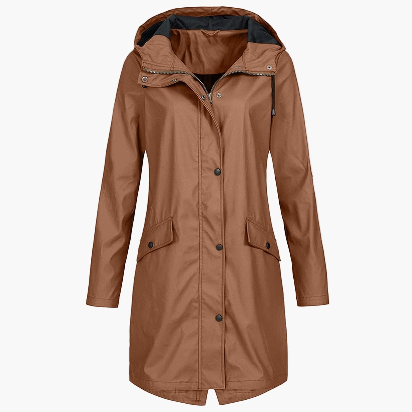 Women's Stylish Windproof Raincoat – Everyday Outdoor Waterproof Jacket
