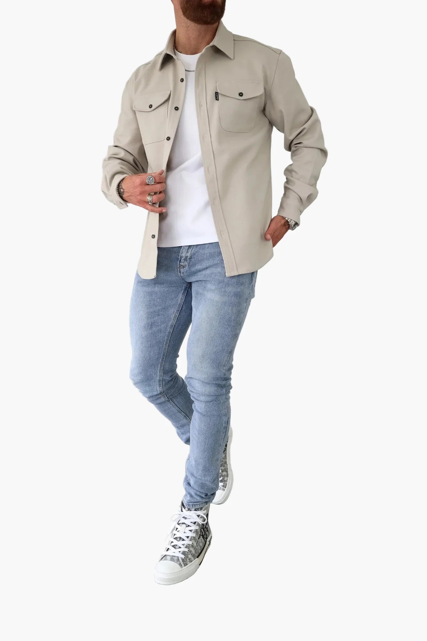 Men's Modern Shirt Jacket – Versatile Casual Style for Everyday Wear