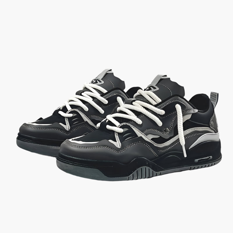 Men's Casual Geometric Pattern Sports Sneakers – Fashion Street Style