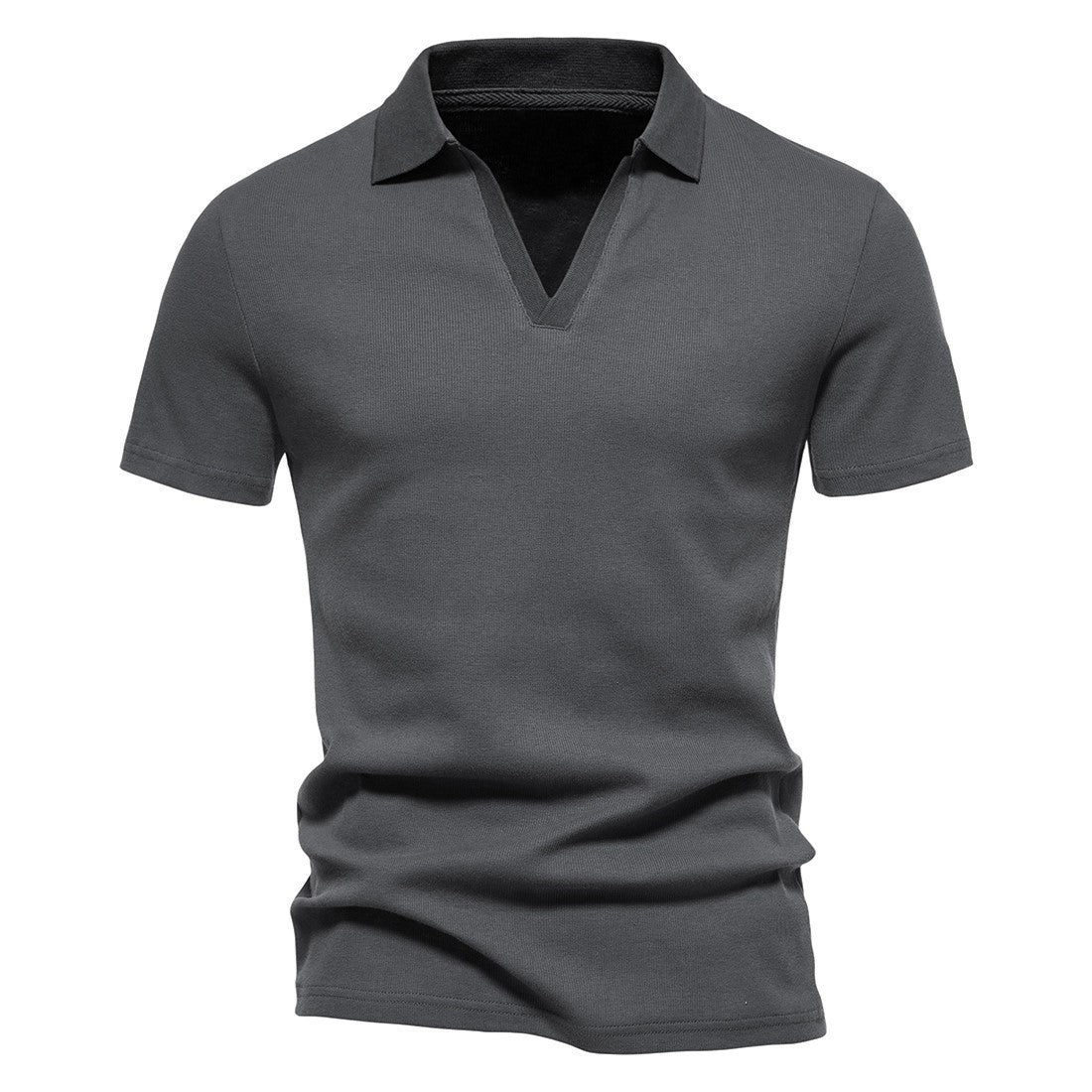 Benjamin – Short-sleeved Henley Shirt for Men