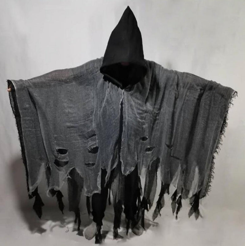 Halloween Hooded Reaper Costume Robe for Adults – Spooky Party Cloak Outfit