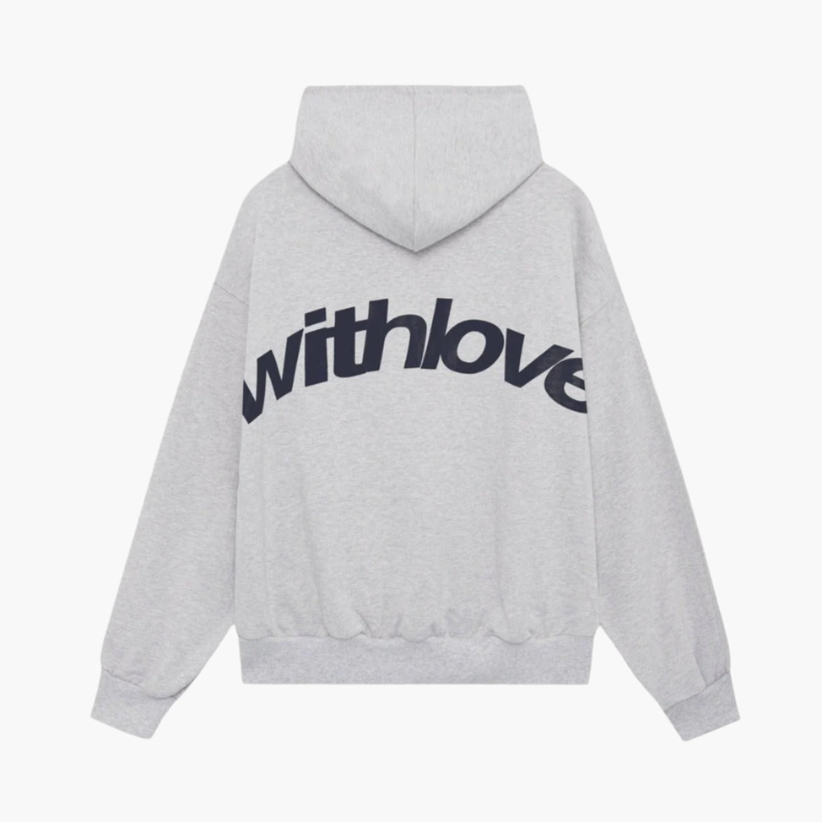 Women's Urban Oversized Hoodie with 'Withlove' Print – Streetwear Style for Winter