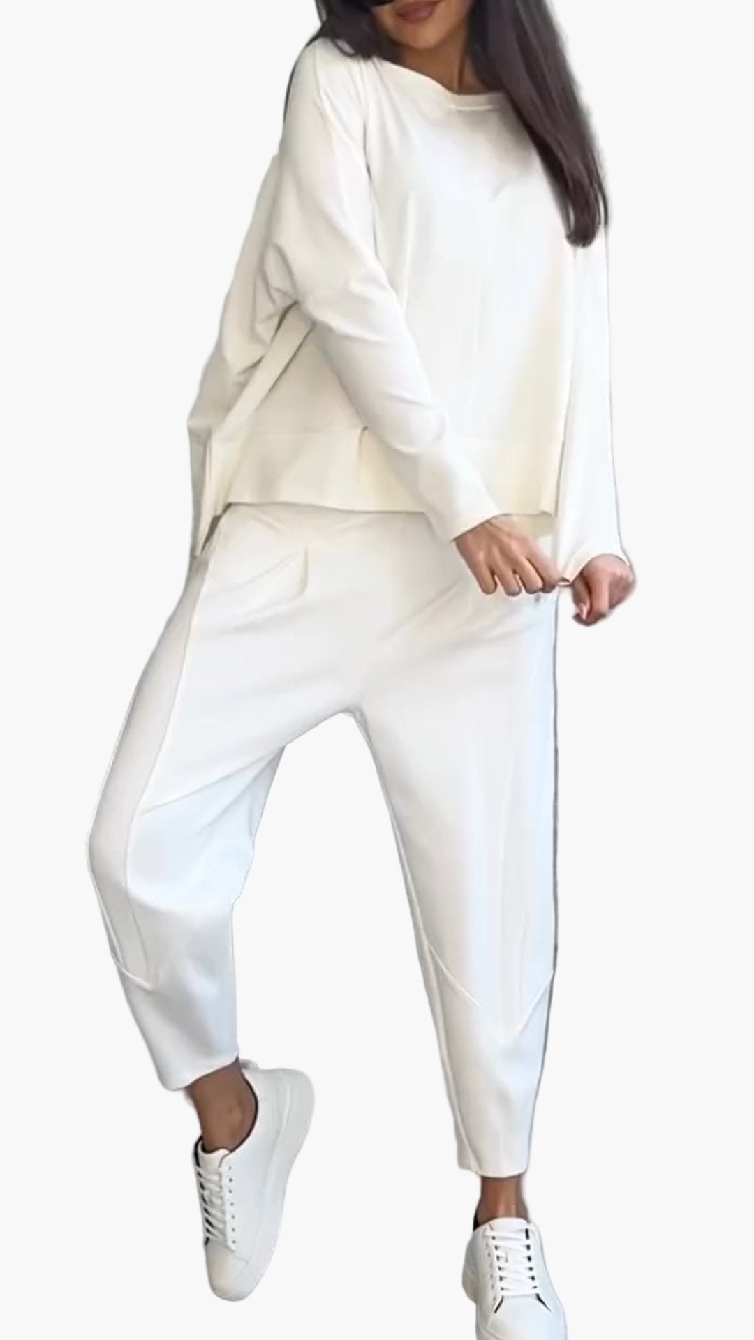 Women's Relaxed Fit Two-Piece Loungewear Set – Casual Cozy Lounge and Street Style Outfit