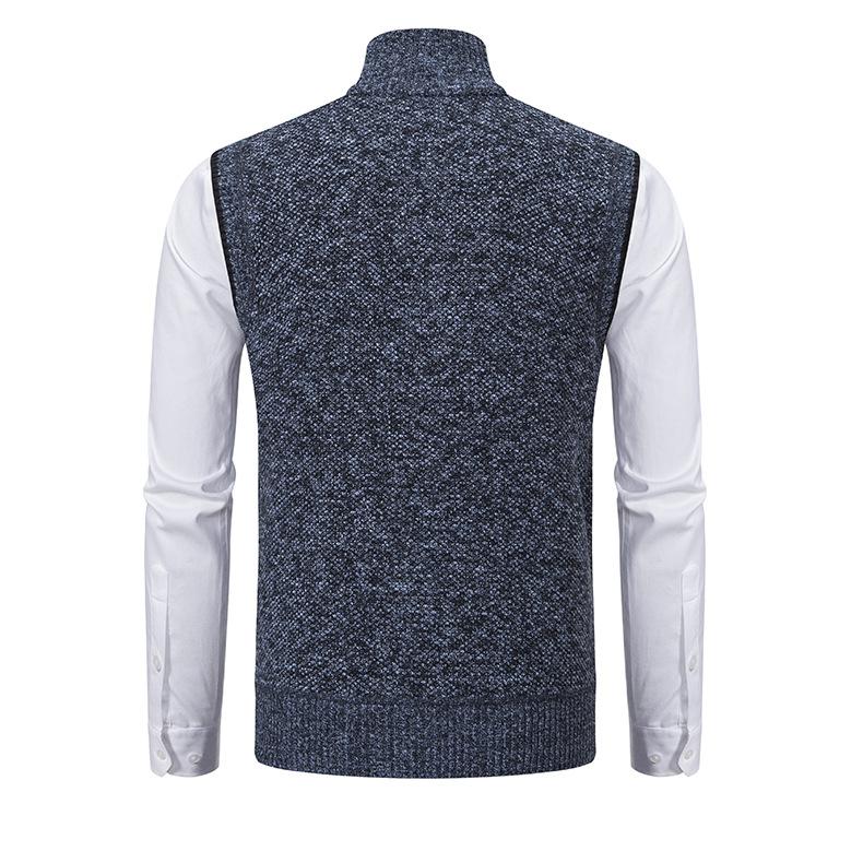 Men's Smart Casual Zip-Up Sweater Vest – Classic Business & Everyday Layer