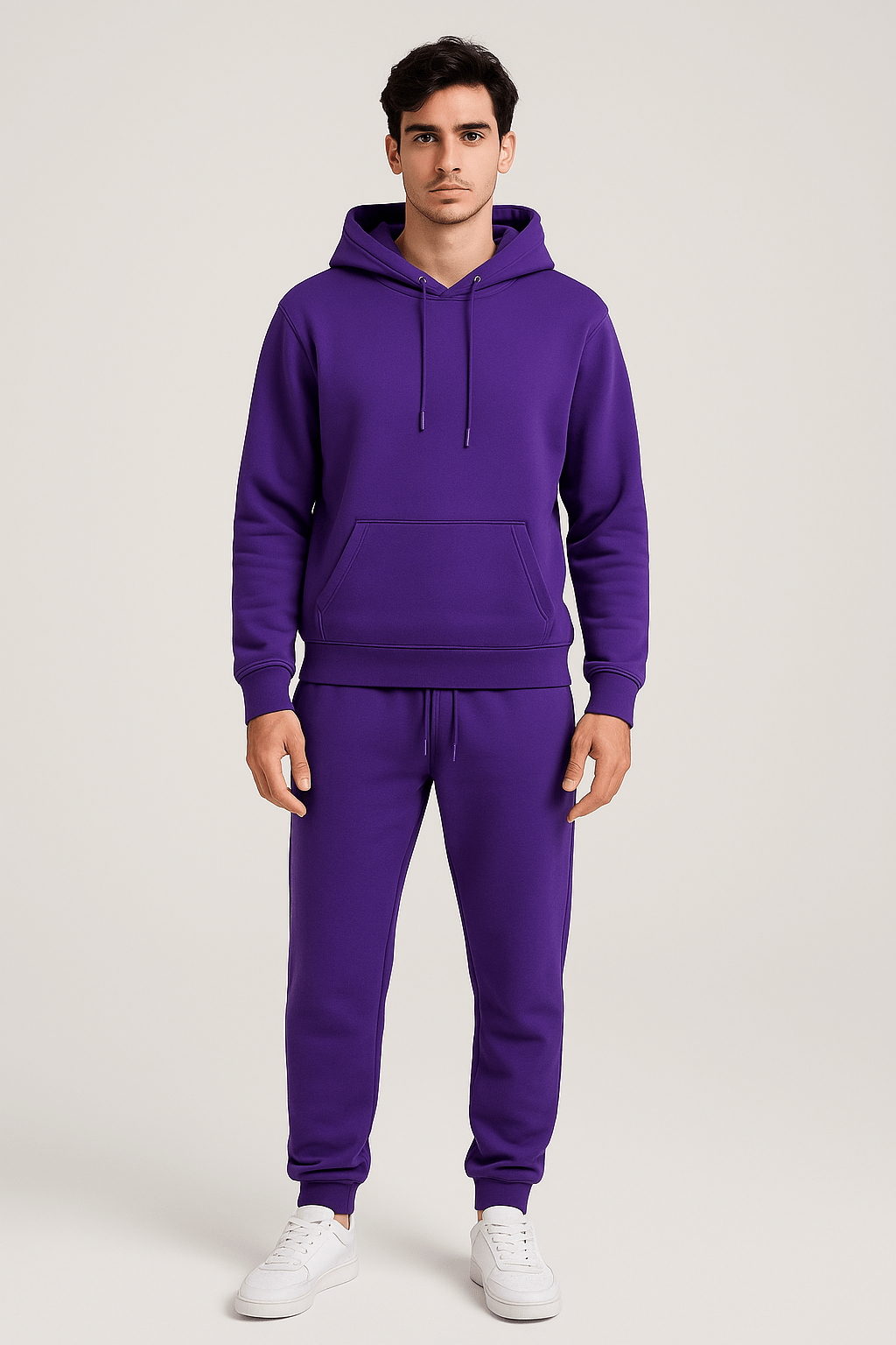Men's Hoodie and Jogger Set – Casual Athletic Leisurewear Outfit