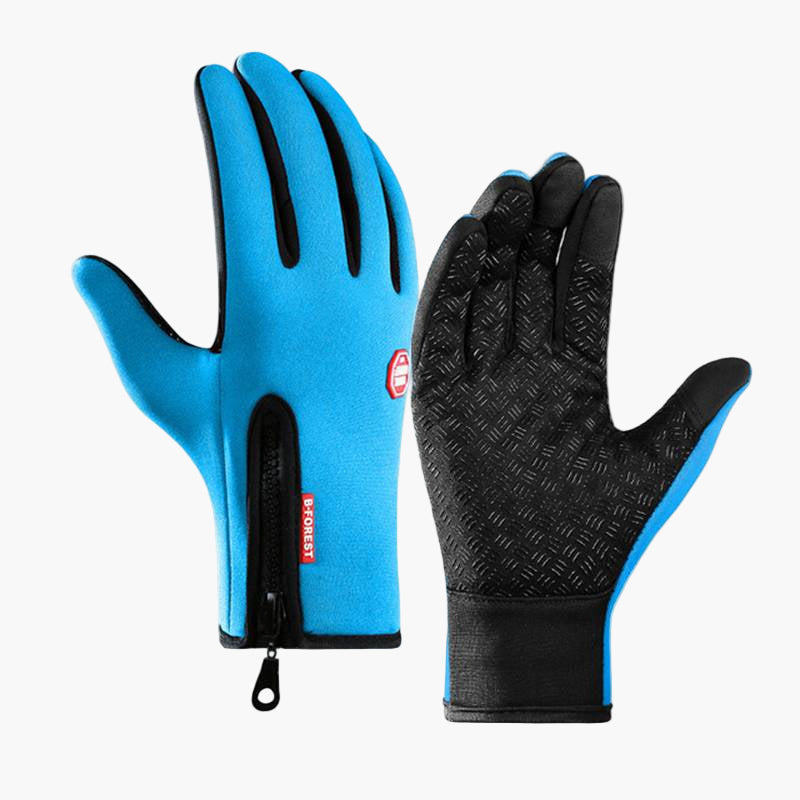 Men's and Women's Winter Outdoor Sports Gloves Windproof Waterproof Thermal Fleece Lined