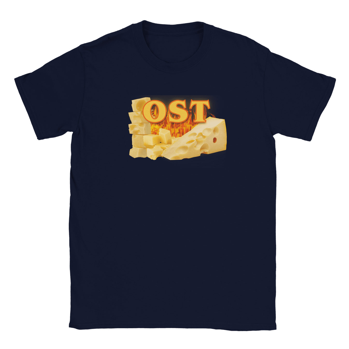 Sharon – Unisex Cheese Print T-Shirt