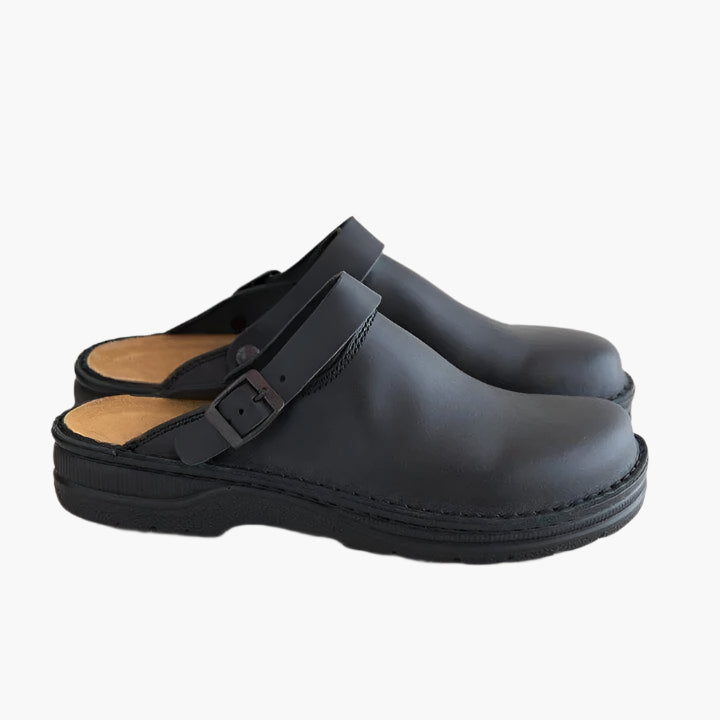 Men's Orthopedic Buckle Clogs Slip-On Comfort Shoes