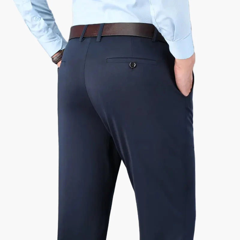 Men's Stretch Dress Pants – Modern Slim Fit Business & Casual Trousers