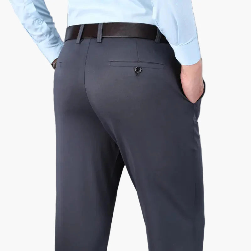 Men's Stretch Dress Pants – Modern Slim Fit Business & Casual Trousers