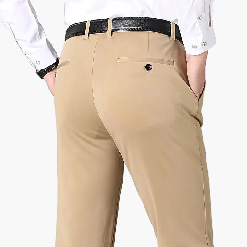 Men's Stretch Dress Pants – Modern Slim Fit Business & Casual Trousers