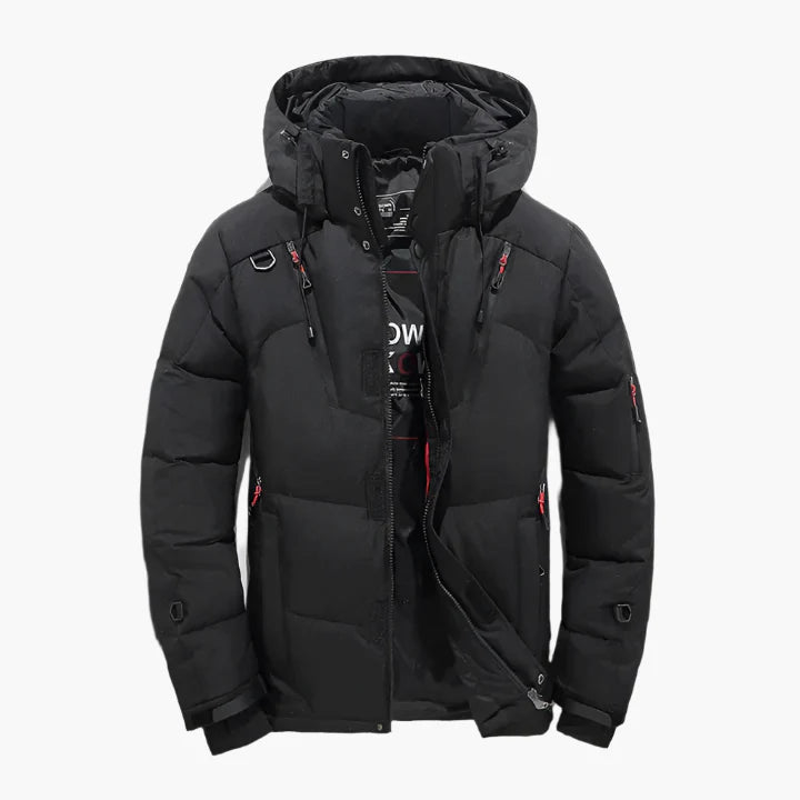 Men's Winter Puffer Jacket Outdoor Warm Hooded Parka