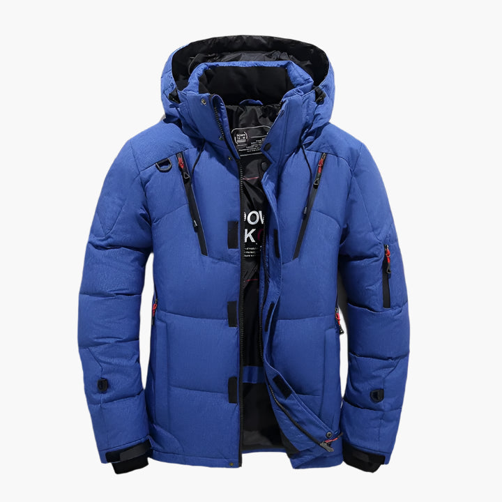 Men's Winter Puffer Jacket Outdoor Warm Hooded Parka