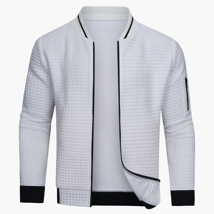 Men's Minimalist Bomber Jacket for Everyday Style and Comfort