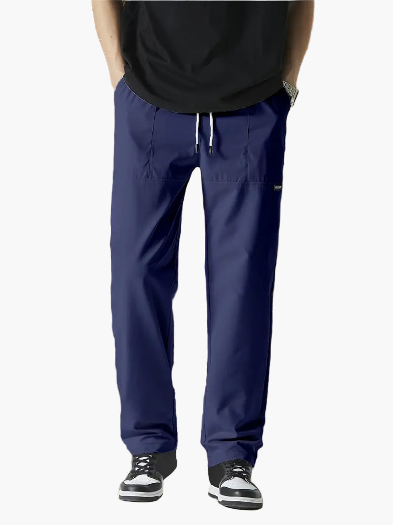Men's Classic Straight-Leg Jogger Pants for Everyday Comfort and Style
