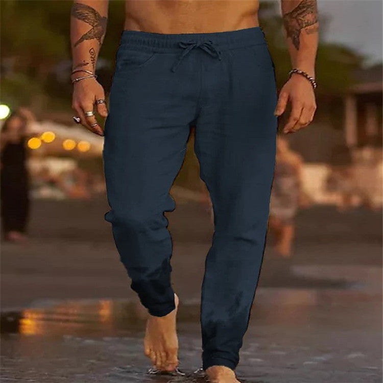 Fred – Men's Solid Color Casual Pants