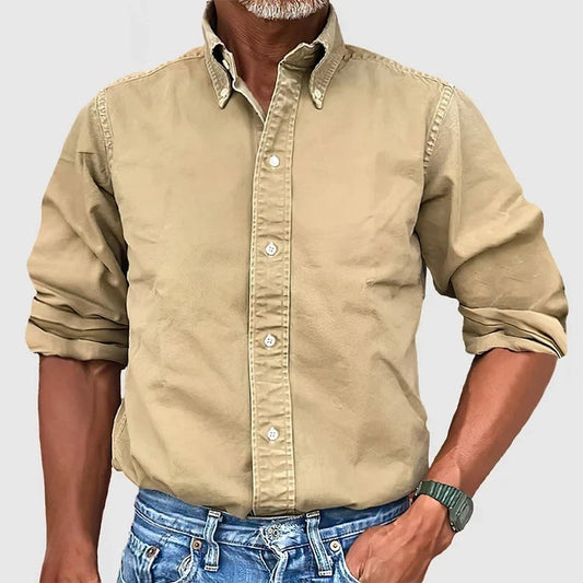 Steven – Long Sleeve Lapel Shirt