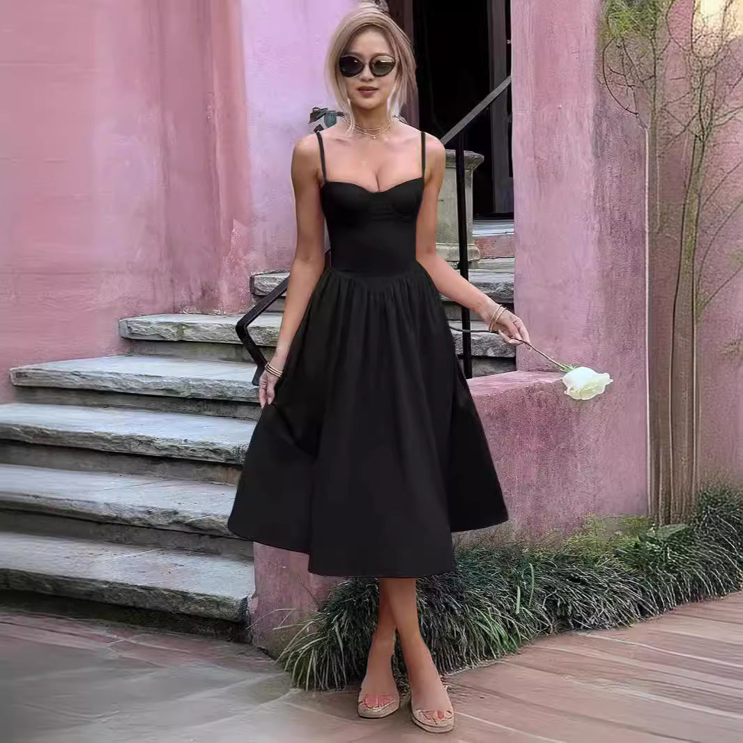 Sophie – French Retro Long Dress Court Style