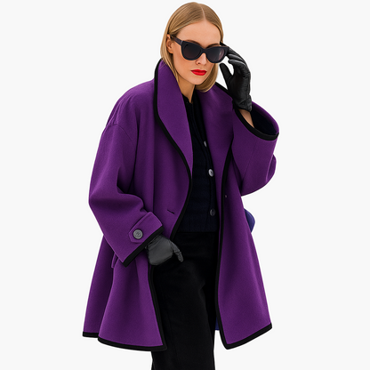 Women's Elegant Oversized Trench Coat – Fashionable Winter Outerwear for Versatile Occasions