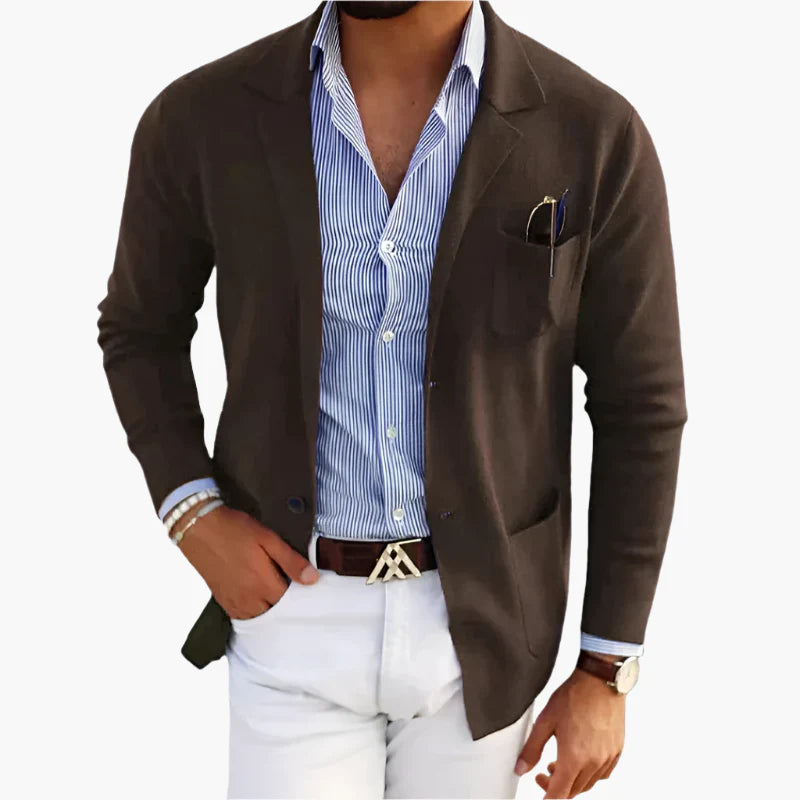 Men's Classic Blazer Timeless Style for Business and Casual Occasions
