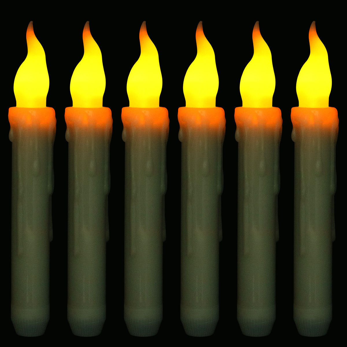 Halloween Floating LED Candles with Magic Wand Remote - Spooky Party Decorations Set