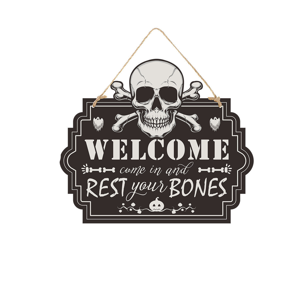 Halloween Scary Door Sign Set – Spooky Party Decorations for Haunted House & Trick-or-Treat
