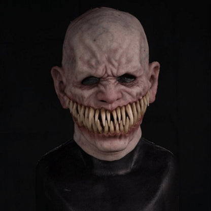 Halloween Scary Monster Teeth Latex Mask – Adult Costume Prop for Parties & Decorations