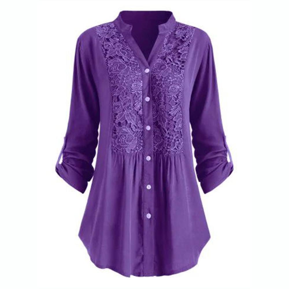 Sue – Lace Panel Shirt