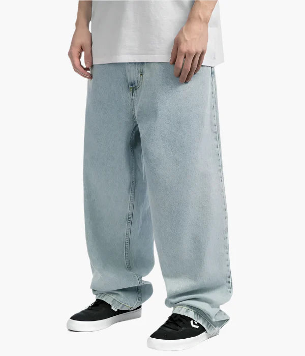 Men's Wide Leg Skate Style Oversized Jeans – Urban Streetwear Loose Fit