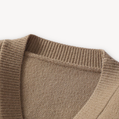 Men's Casual Button-Up Cardigan Sweater, Classic Relaxed Fit, Everyday Style