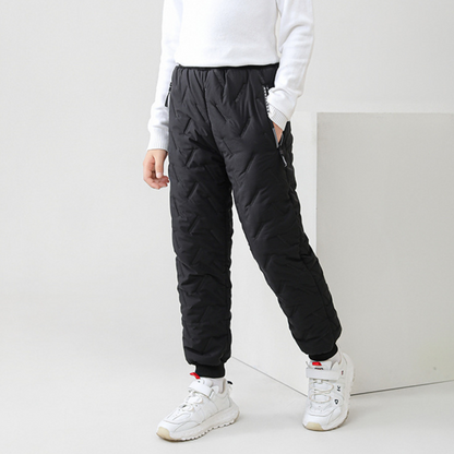 Kids' Outdoor Winter Pants - Water-Resistant, Fleece-Lined, Windproof, Adventure-Ready