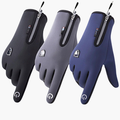 Men's and Women's Winter Outdoor Sports Gloves Windproof Waterproof Thermal Fleece Lined