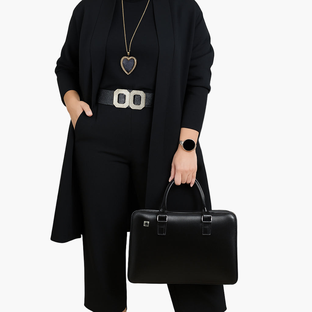 Women's Elegant 3-Piece Minimalist Suit Set for Office and Everyday Wear