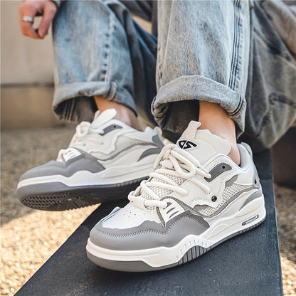 Men's Casual Geometric Pattern Sports Sneakers – Fashion Street Style